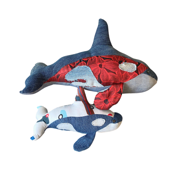 Tagpi-Tagpi Orca Plushie