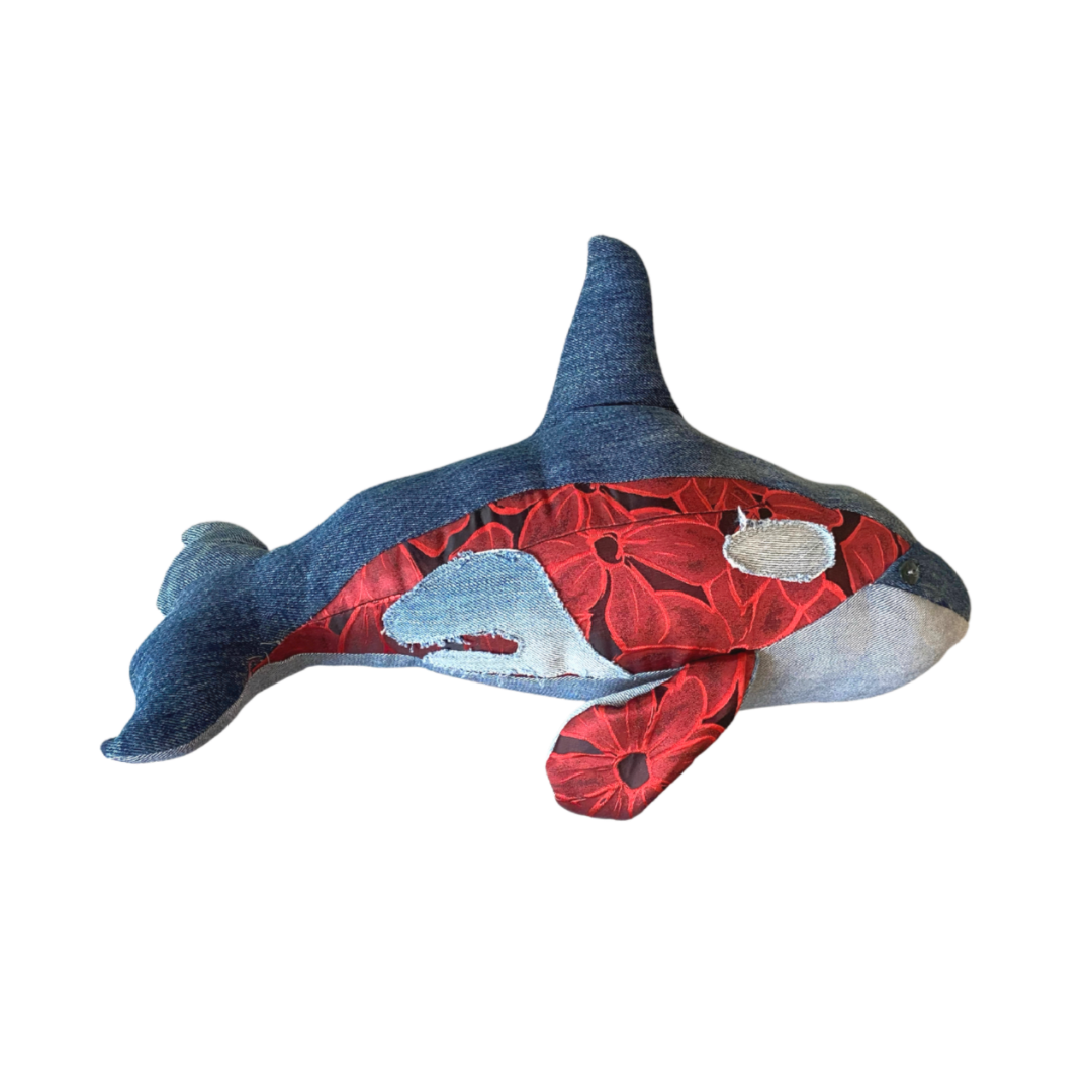 Tagpi-Tagpi Orca Plushie