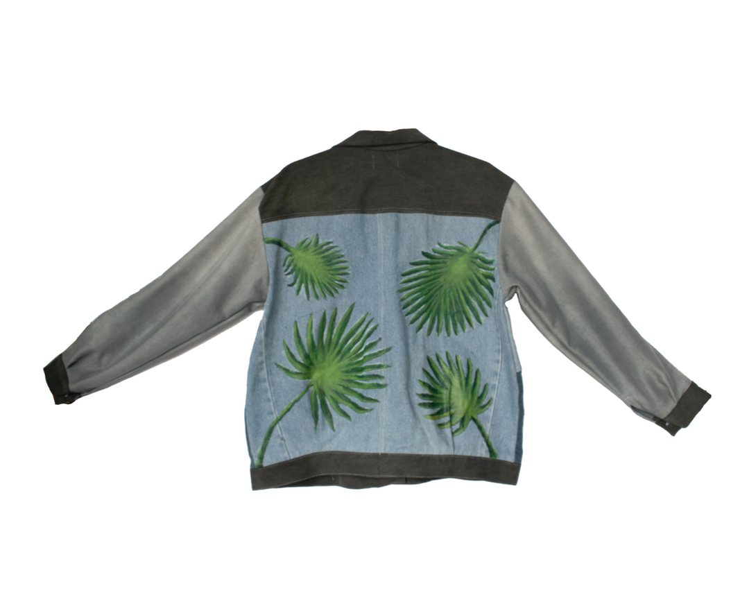 Maong Lona Painted Trucker Denim Jacket