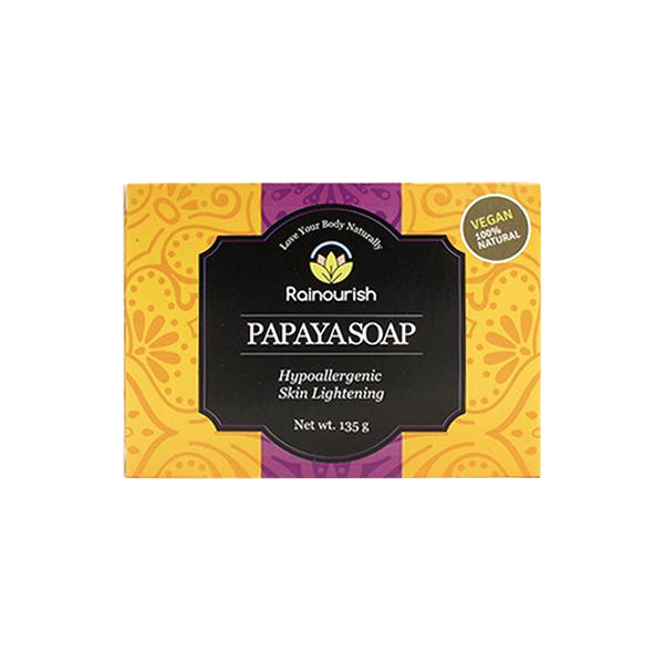 All-Natural Hypoallergenic Papaya Soap Bar - Roots Collective PH