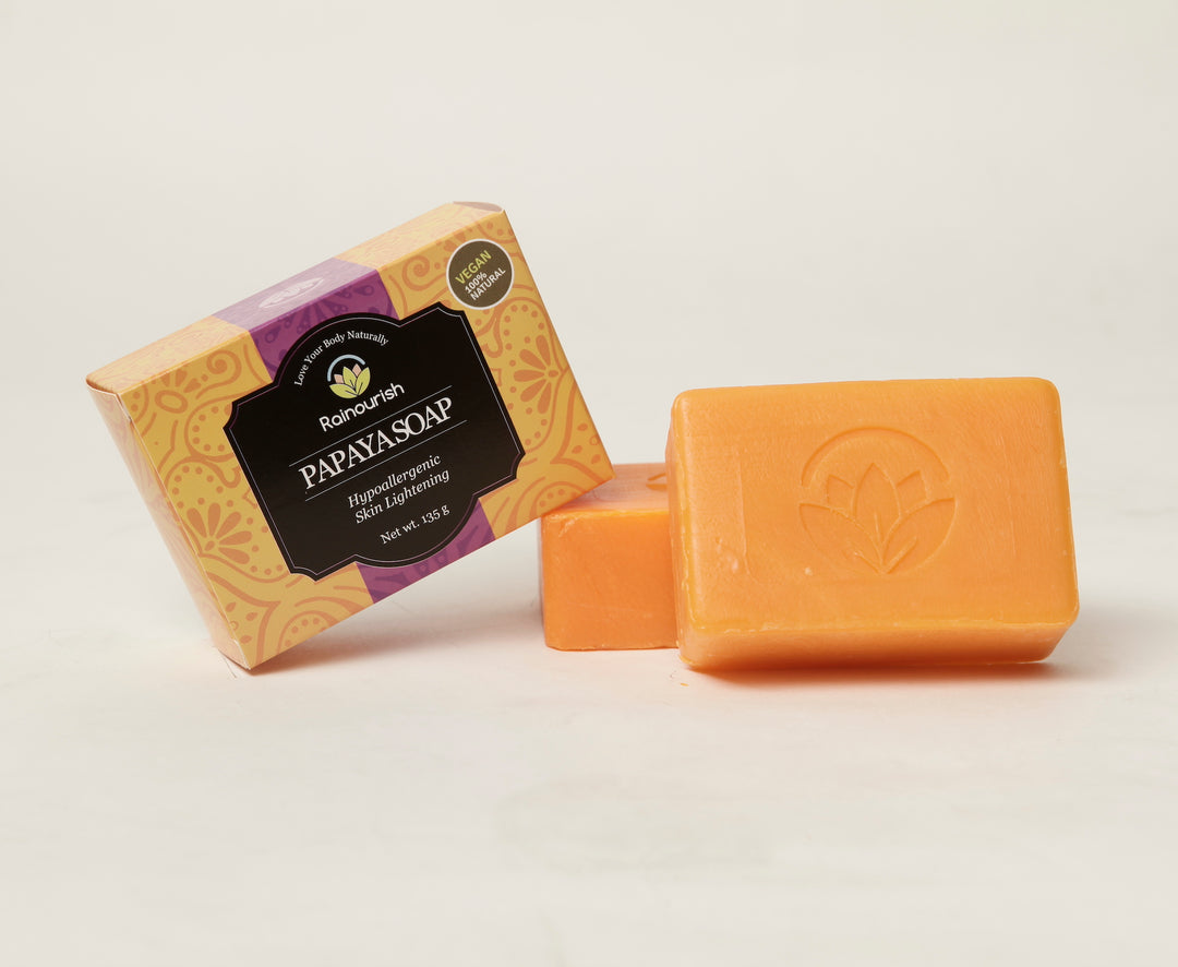 All-Natural Hypoallergenic Papaya Soap Bar - Roots Collective PH