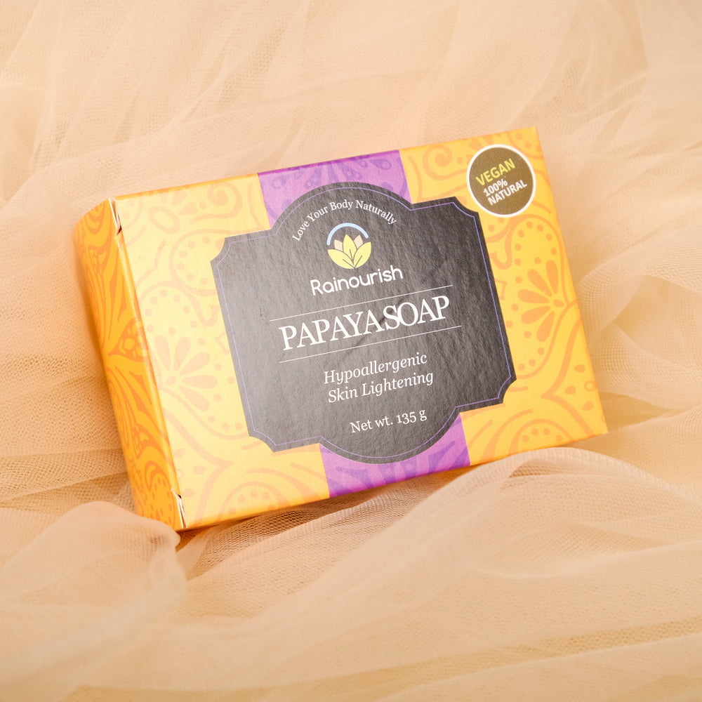 All-Natural Hypoallergenic Papaya Soap Bar - Roots Collective PH