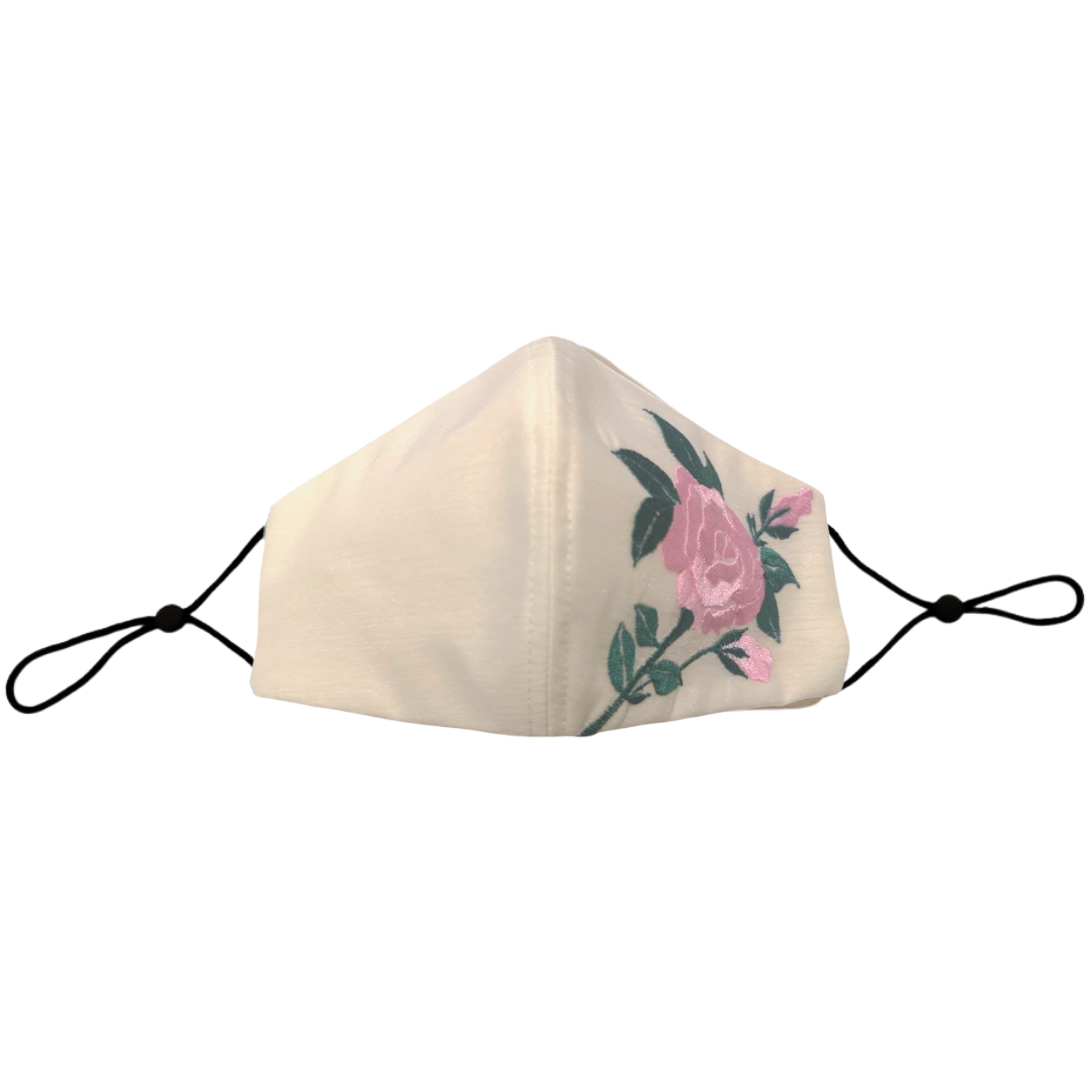House of Habi PH Rosas Piña Laguna Embroidered Mask with Filter Pocket