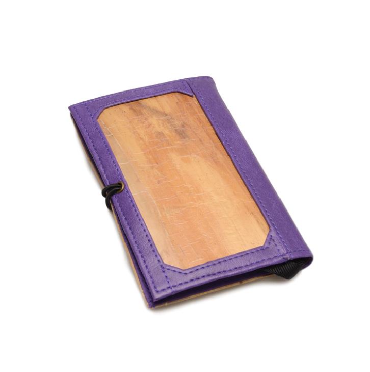 Pinto Vegan Leather Notebook in Amethyst (Mini) - Roots Collective PH