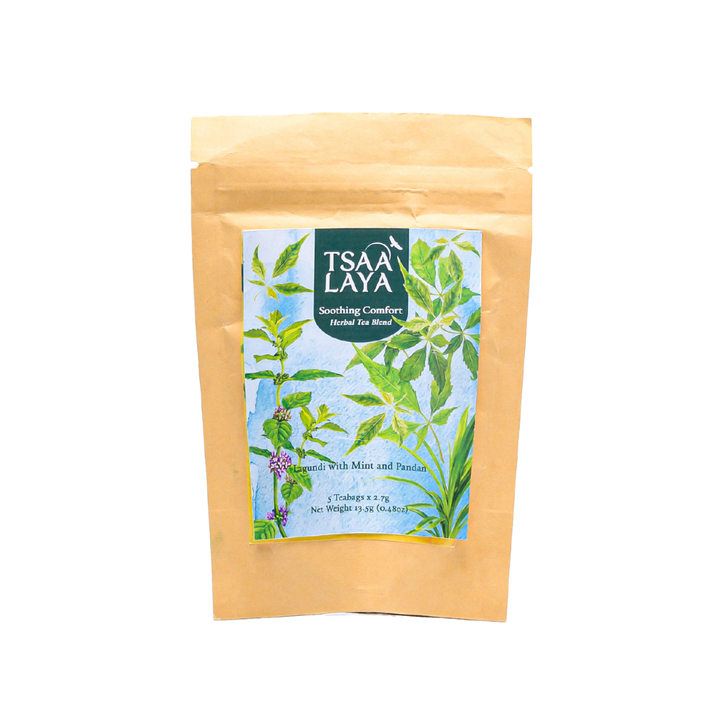 Tsaa Laya Soothing Comfort (Lagundi with Mint & Pandan) Herbal Tea Blend