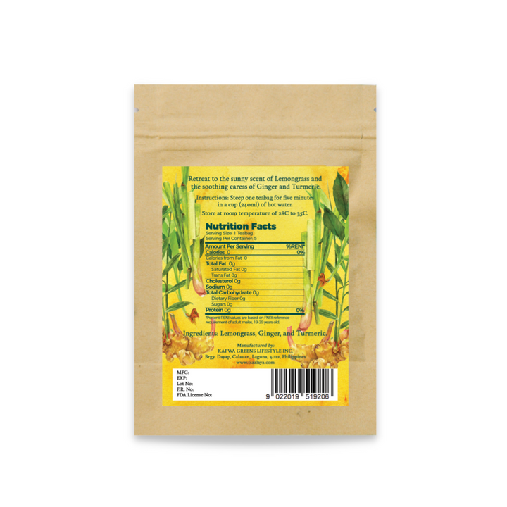 Tsaa Laya Lemon Ginger Herbal Tea Blend