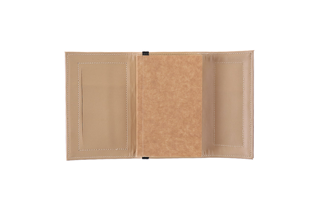 Artisan II Vegan Leather Dual-Cover Notebook Case in Butterscotch & Turquoise (Mini)-Fashion Accessories-Jacinto & Lirio-Roots Collective PH