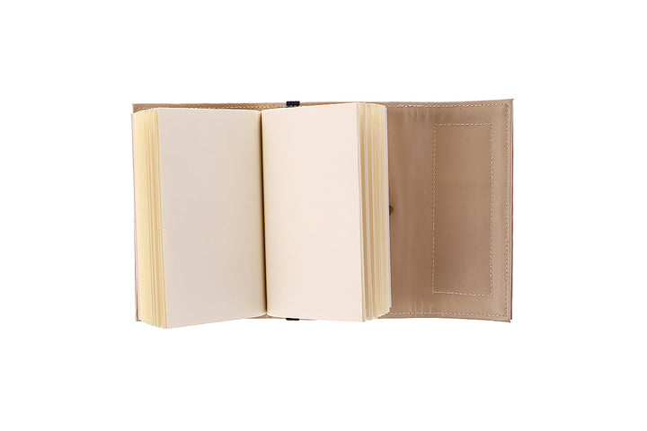 Artisan II Vegan Leather Dual-Cover Notebook Case in Butterscotch & Turquoise (Mini)-Fashion Accessories-Jacinto & Lirio-Roots Collective PH