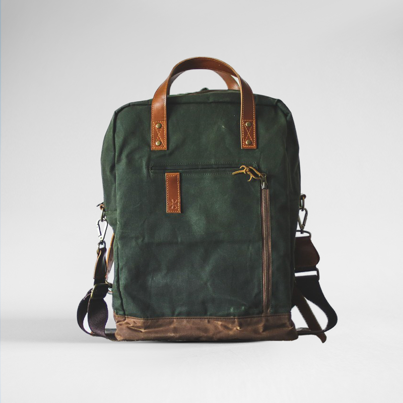 Gouache x Spark Waxed Canvas Backpack