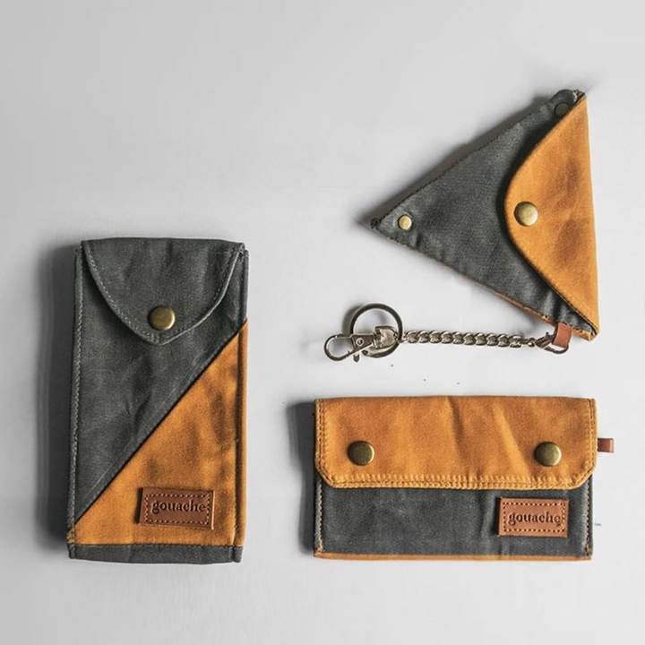 Mikko Waxed Canvas Pouch - Roots Collective PH