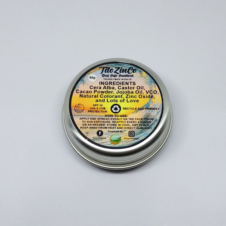Tito Zinco All-Natural Reef-Safe Open Water Sunblock