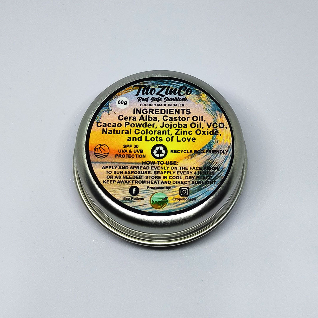 Tito Zinco All-Natural Reef-Safe Open Water Sunblock