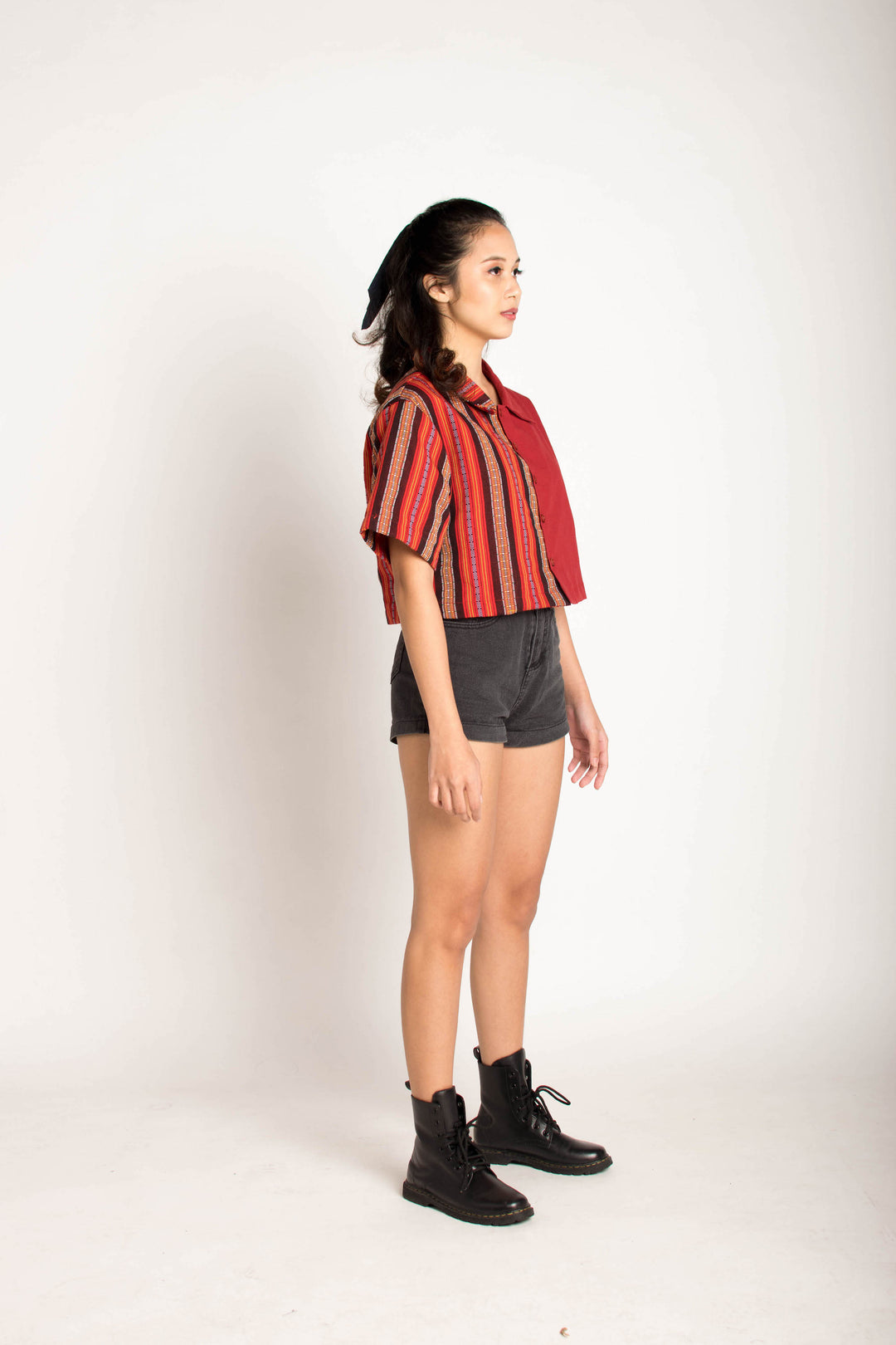 Hanap Habi Dominga Cropped Camp Shirt