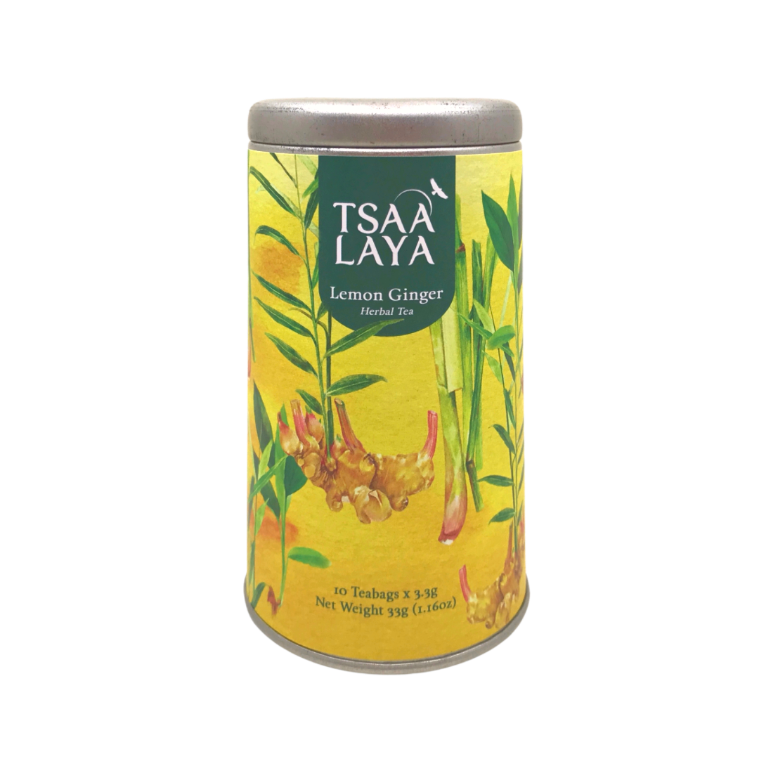 Tsaa Laya Lemon Ginger Herbal Tea Blend