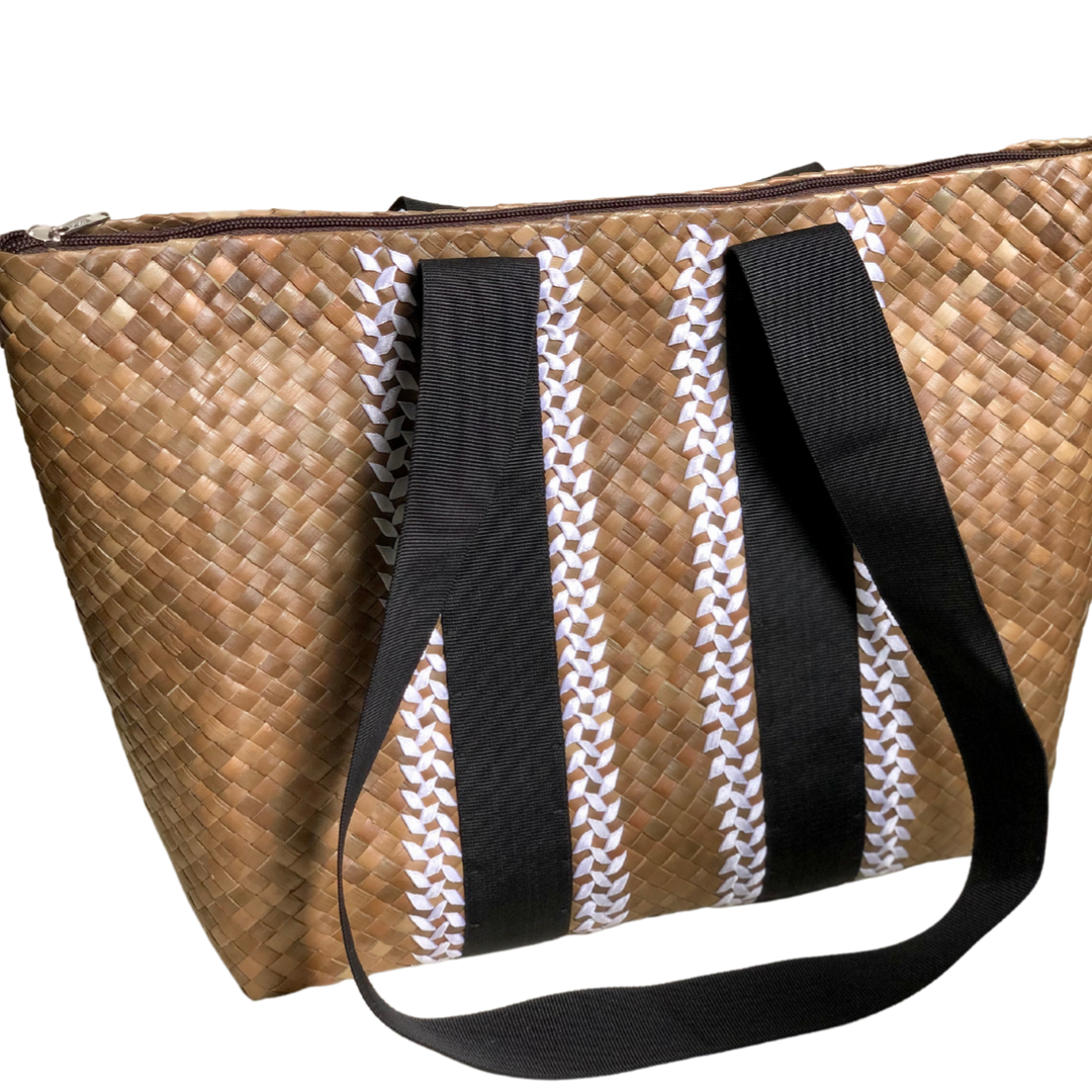 Twelve Topaz Leather Not For Beach All-Day Tote