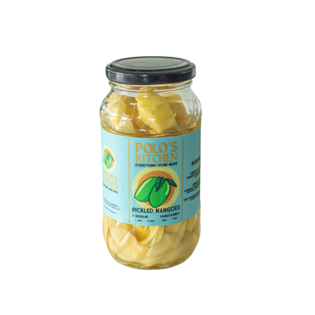 Polo's Kitchen Pickled Mangoes Sweet and Spicy Flavor