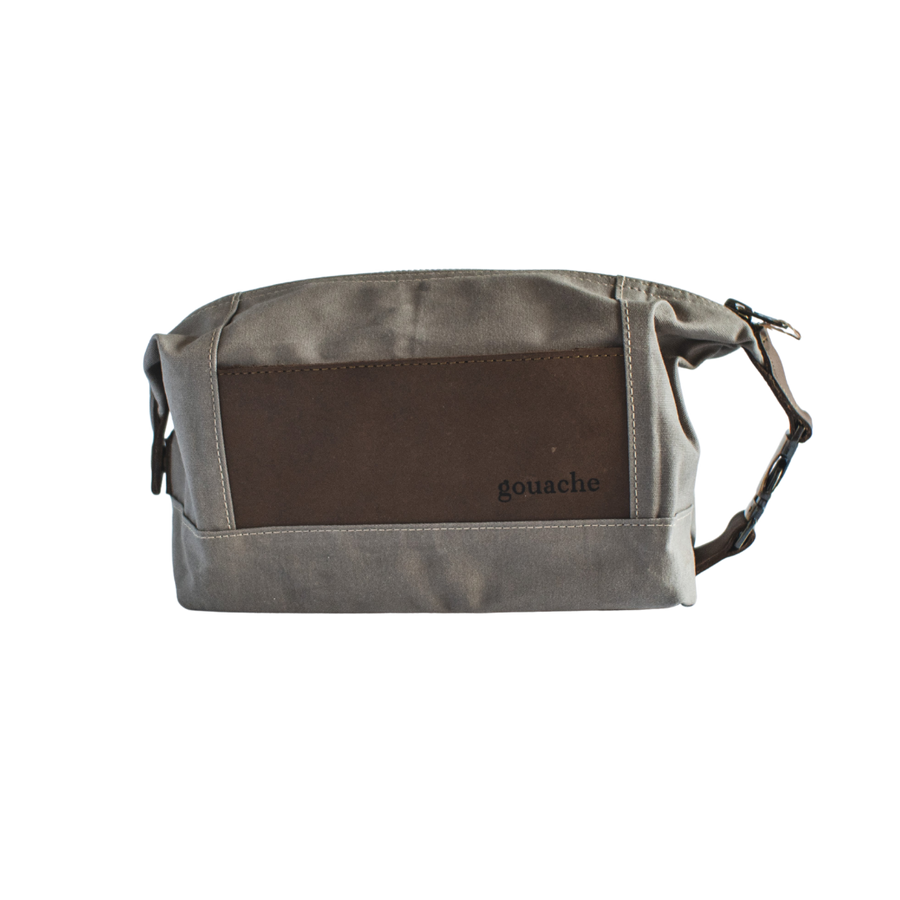 Theodore Waxed Canvas Dopp Kit - Roots Collective PH