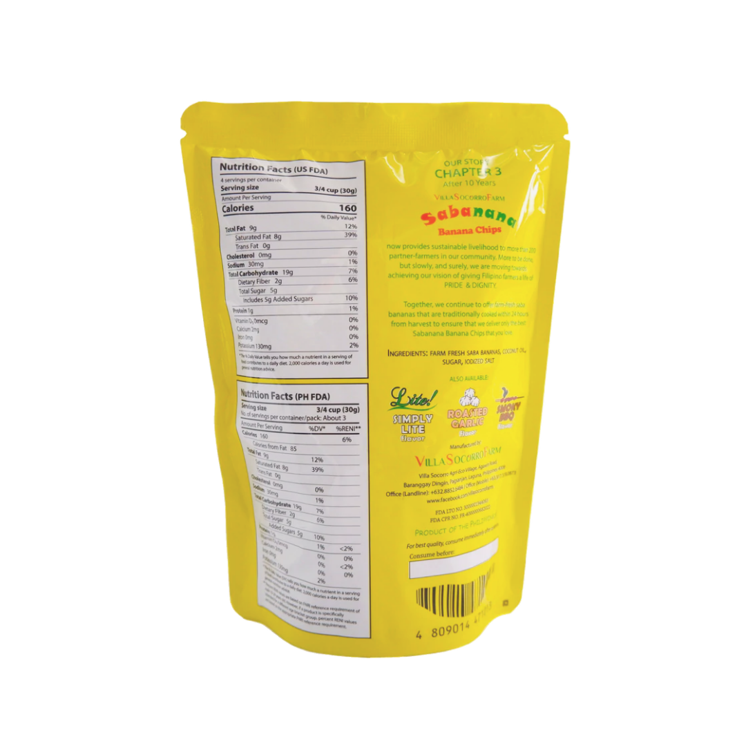 Villa Socorro Farm Sabanana Banana Chips
