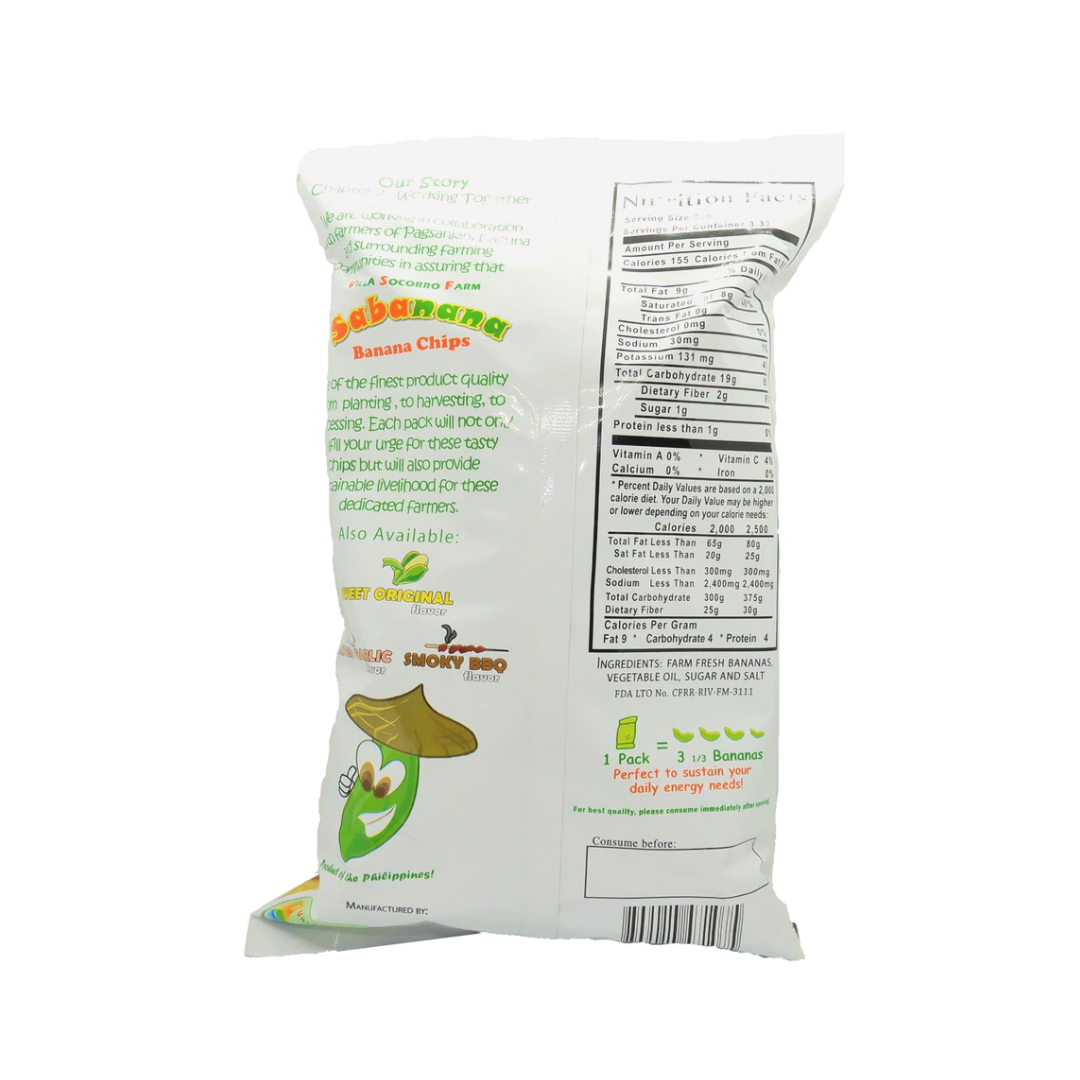 Villa Socorro Farm Sabanana Banana Chips