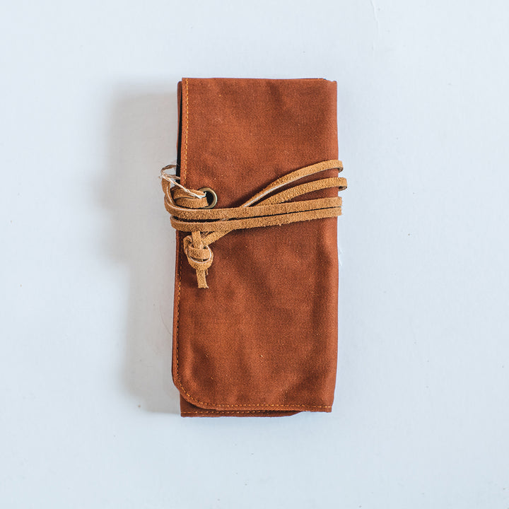 Barrie Waxed Canvas Watch Roll - Roots Collective PH