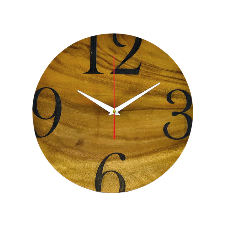 Kyu Philippines Wooden Wall Clock 8 Inches