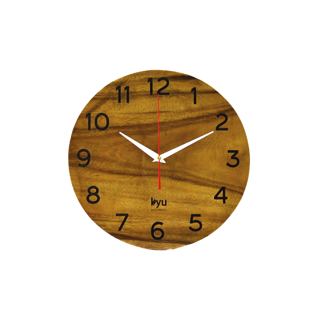 Kyu Philippines Round Desk Clock