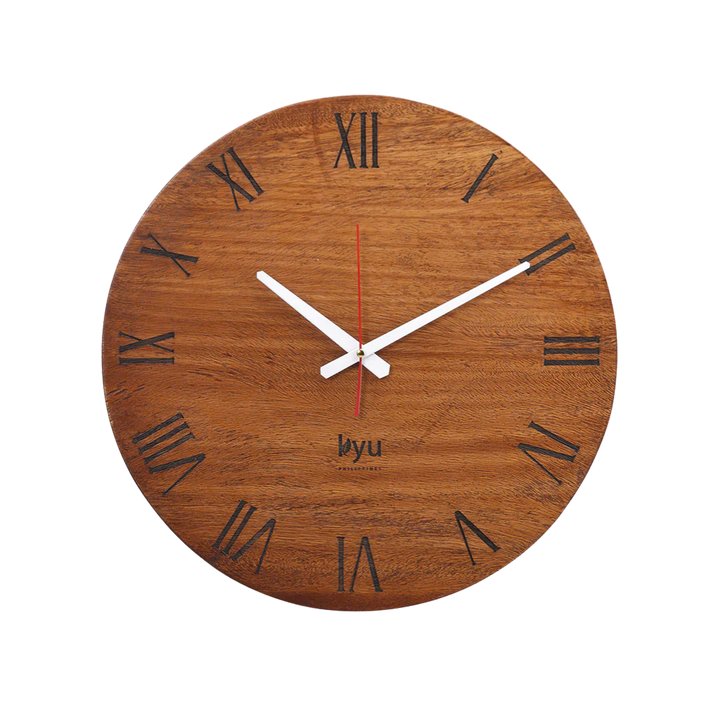 Kyu Philippines Wooden Wall Clock 8 Inches