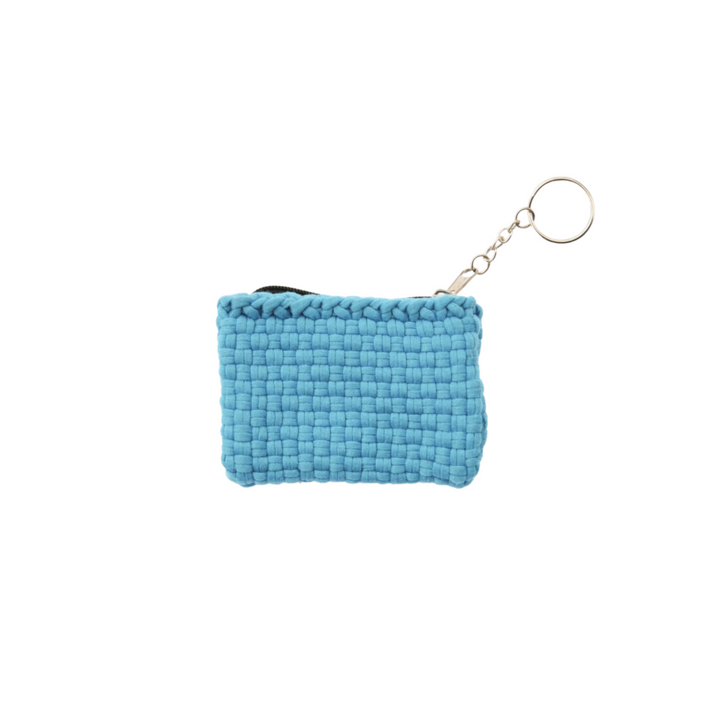 HABI Footwear and Lifestyle Handwoven Coin Pouch Keychain