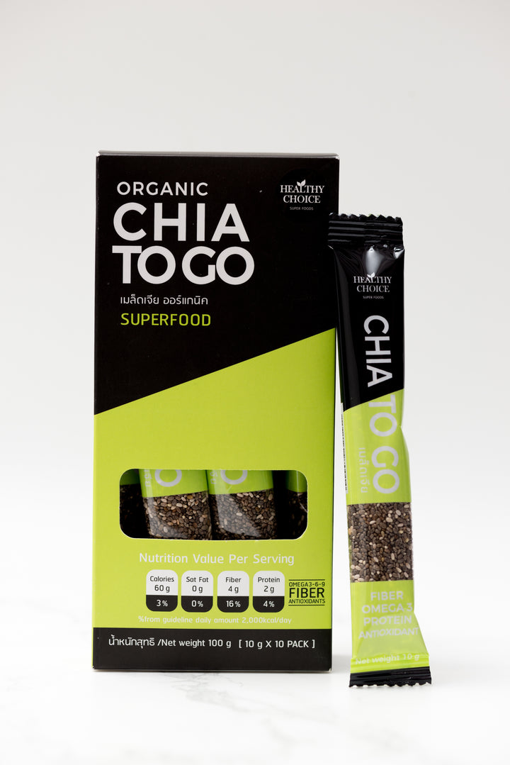 Chia Seeds to Go (10g x 10 packs) - Roots Collective PH