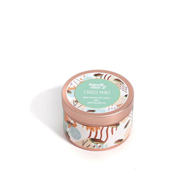 Happy Island Hand-Poured Soy Candle in Choco Mint