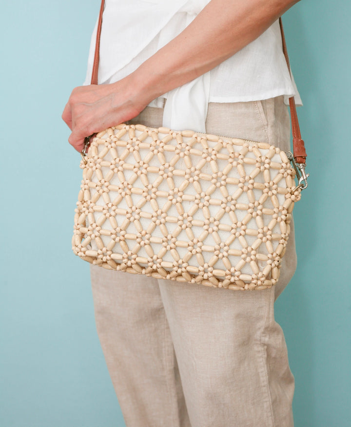 HABI Footwear and Lifestyle Amelia Beaded Sling Bag
