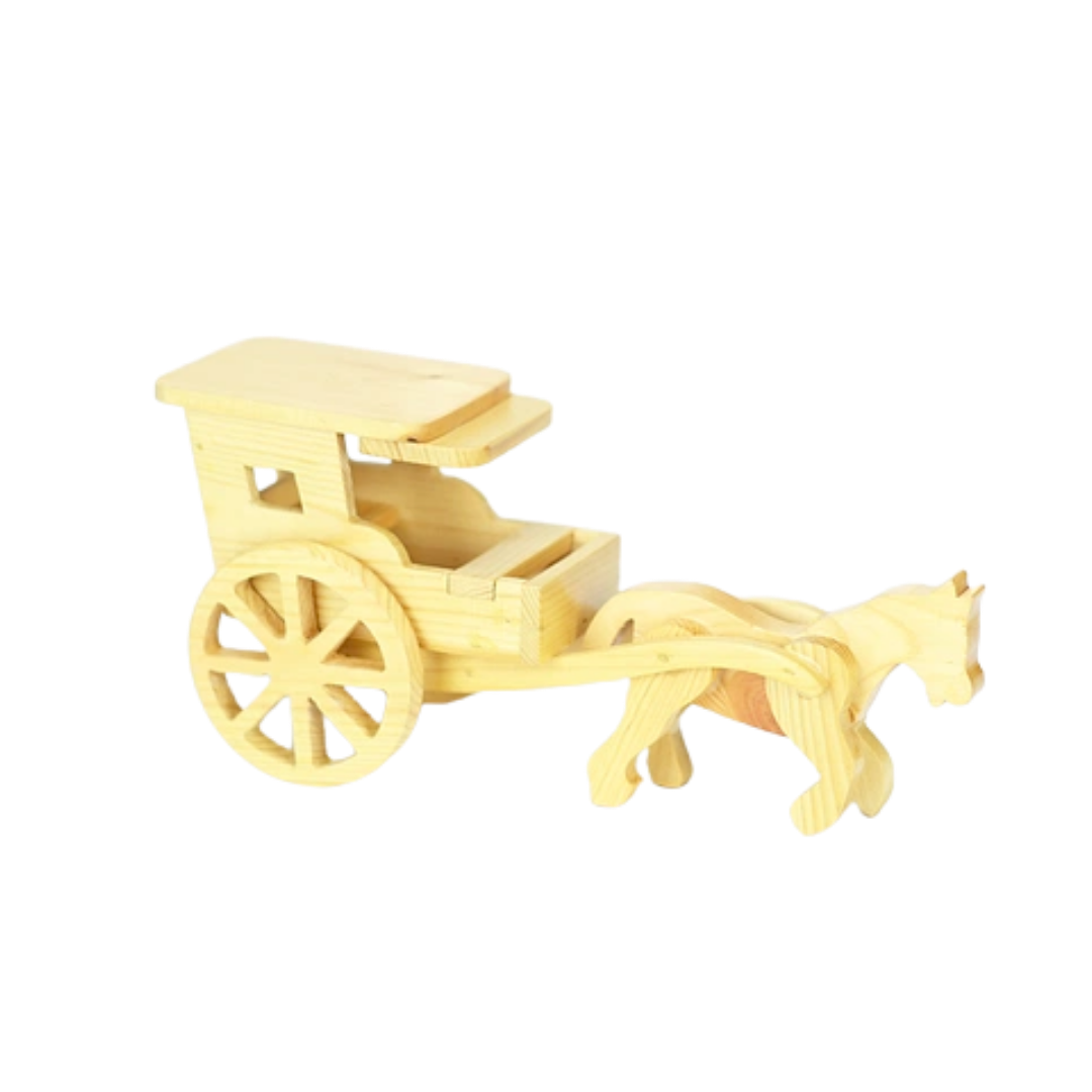BalaiKamay Wooden Toy Calesa