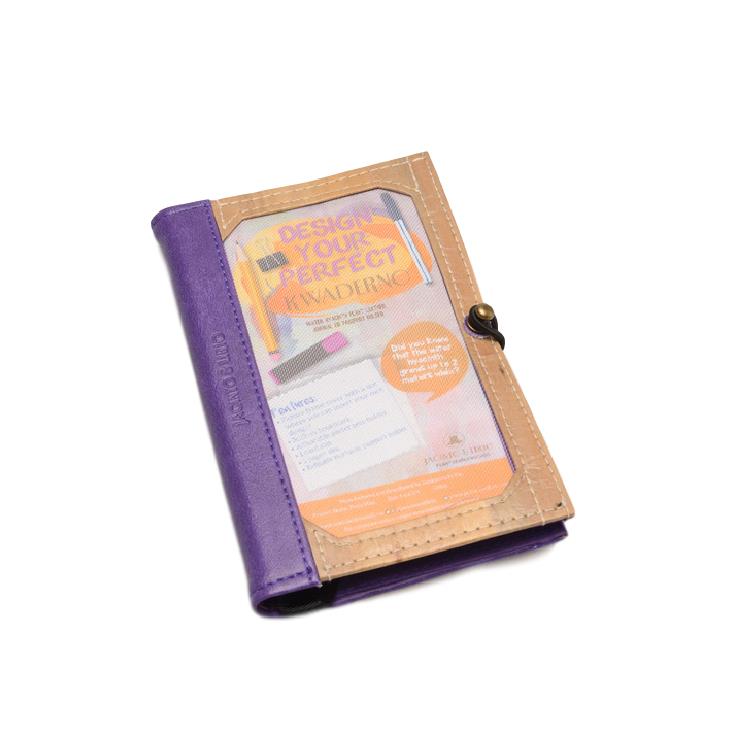 Pinto Vegan Leather Notebook in Amethyst (Mini) - Roots Collective PH