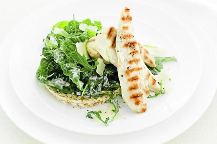 Grilled Chicken with Caesar Greens on Quinoa rice-Roots Collective PH