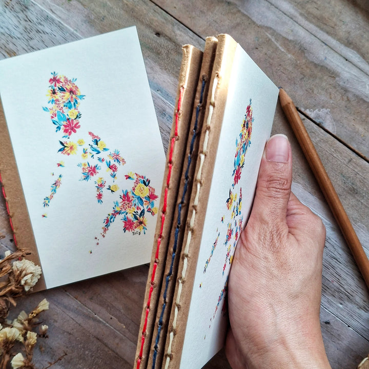 Kaliwete Creatives Bloom Pinas Pocket Notebook