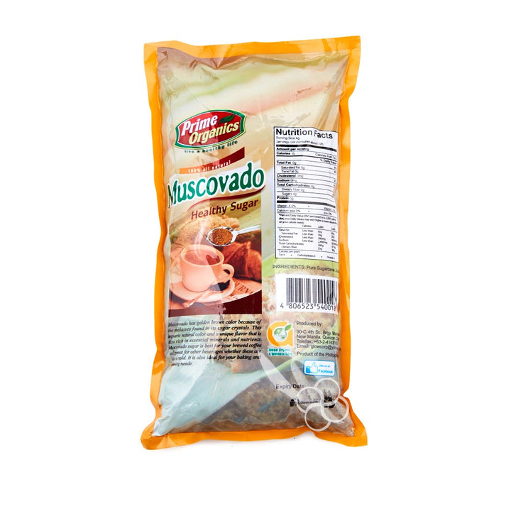 GlowCorp Prime Organics Muscovado Sugar