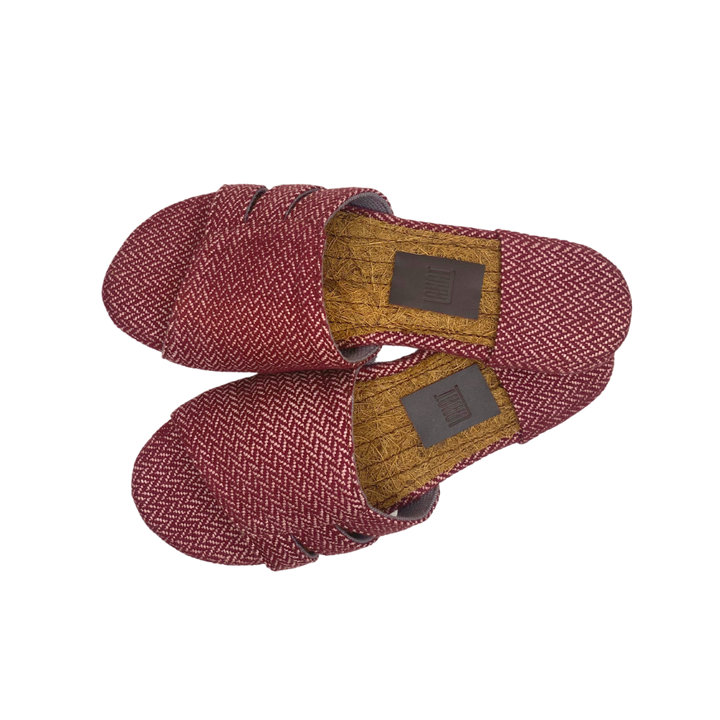 Creative Definitions Negrense Hablon Slides with Coco Coir Footbed