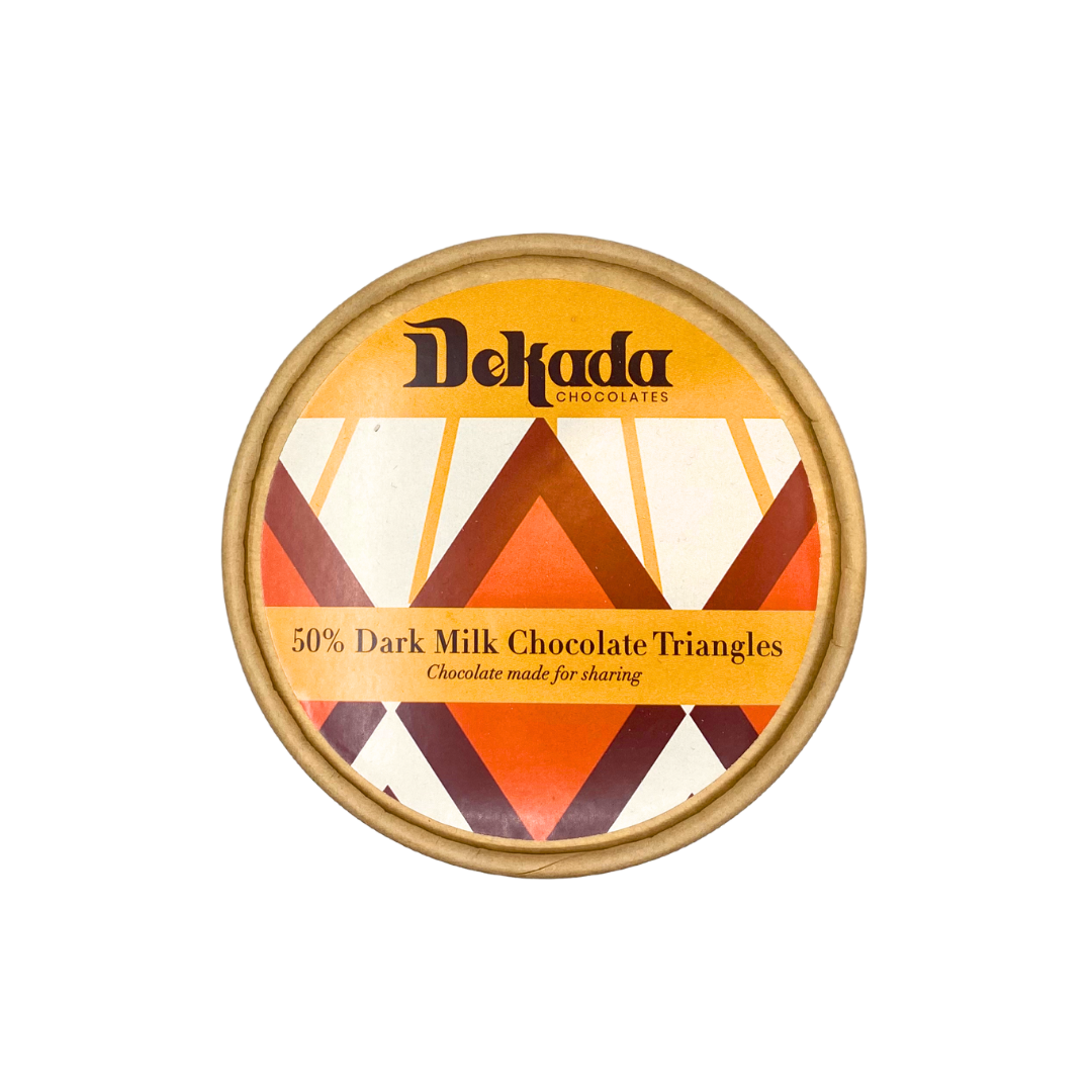 Dekada Chocolates 50% Dark Milk Chocolate Tub