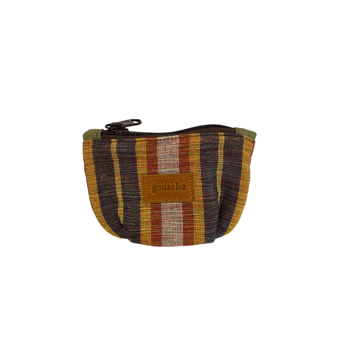 Gouache Indigenous Weaves & Canvas Coin Purse
