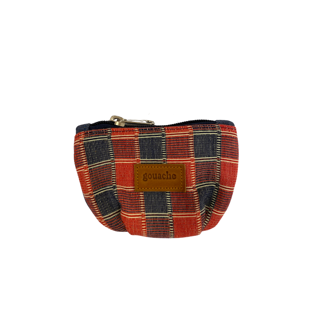 Gouache Indigenous Weaves & Canvas Coin Purse