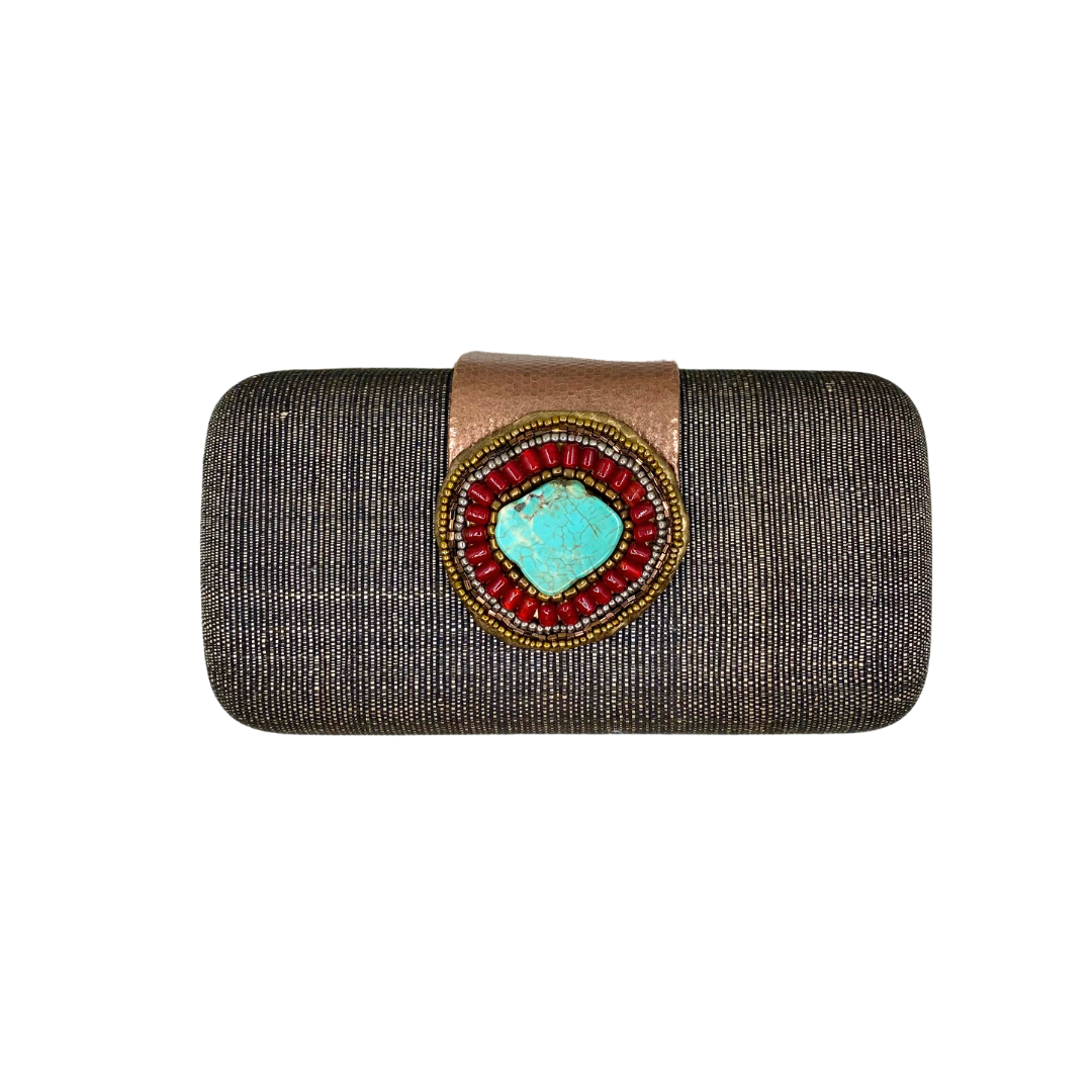 Crystal Seas T'nalak Clutch