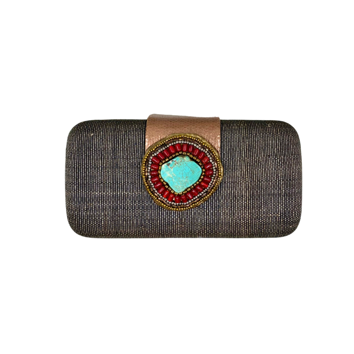 Crystal Seas T'nalak Clutch