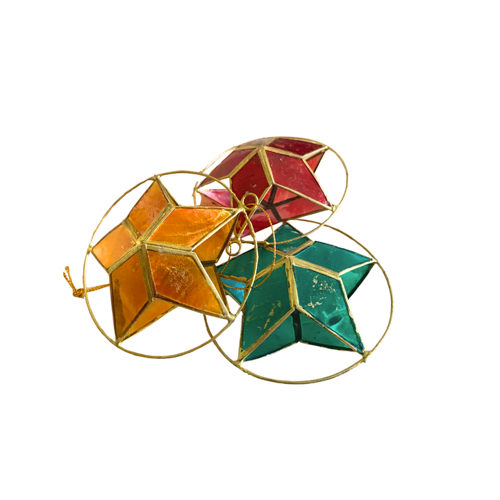 Capiz Star Ornament