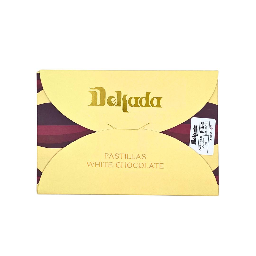 Dekada Chocolates Pastillas White Chocolate Bar