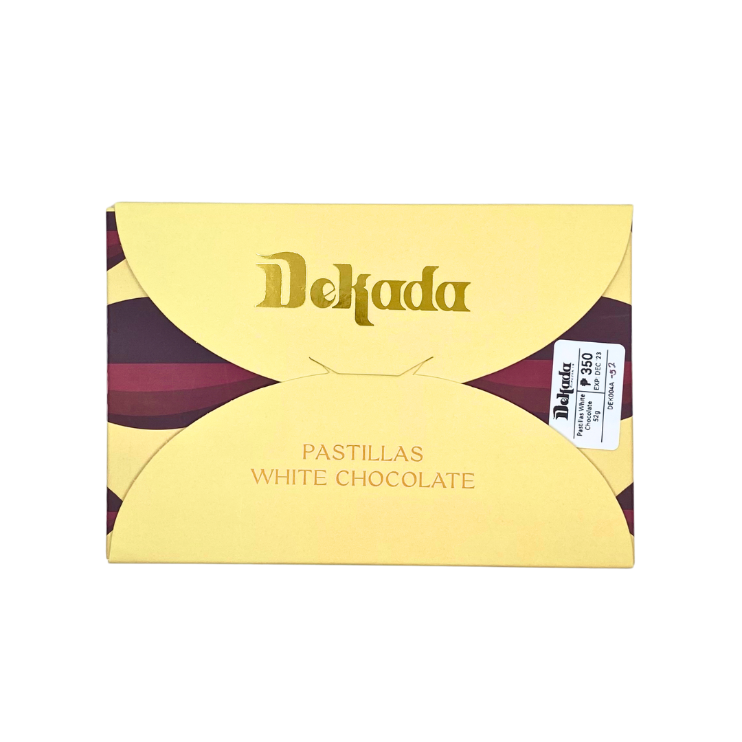 Dekada Word Lettering Dekada Chocolates Pastillas White Chocolate Bar | Roots Collective ...