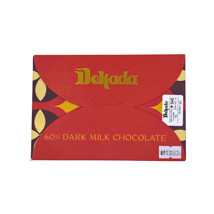 Dekada Chocolates 60% Dark Milk Chocolate Bar