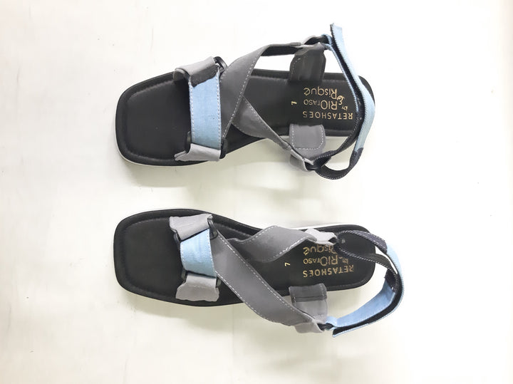 Risqué Designs Womens Retaso Sandals in Denim