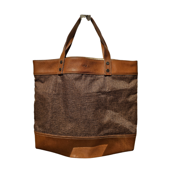 LoKal Crafts Manila Penelope Leather/Jute Tote