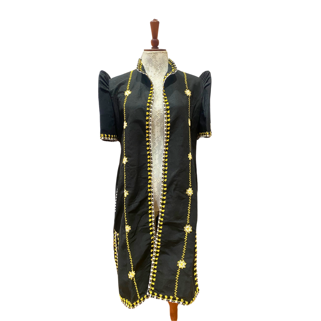 Abra Indigo Manila Mayari Filipiniana Long Coat