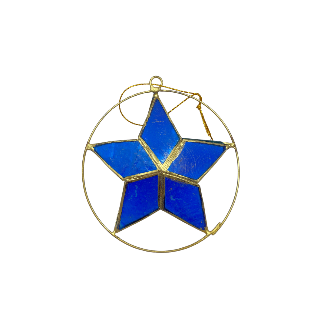 Capiz Star Ornament